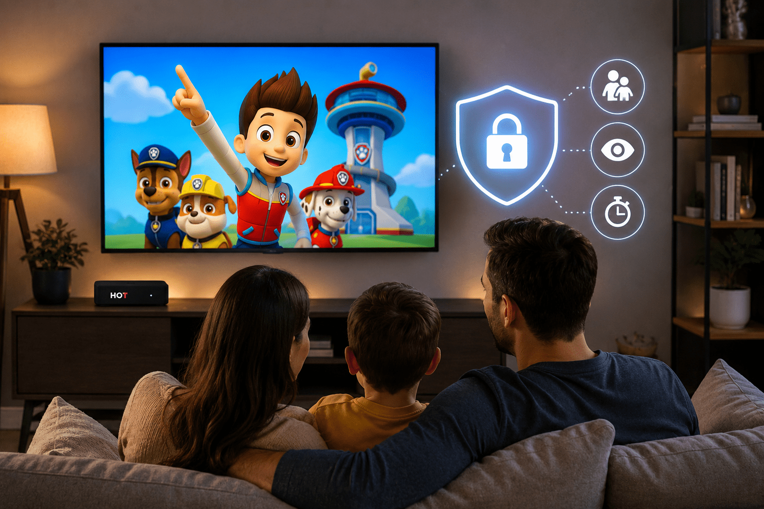 בקרת הורים בהוט TV – איך מגינים על הילדים?
